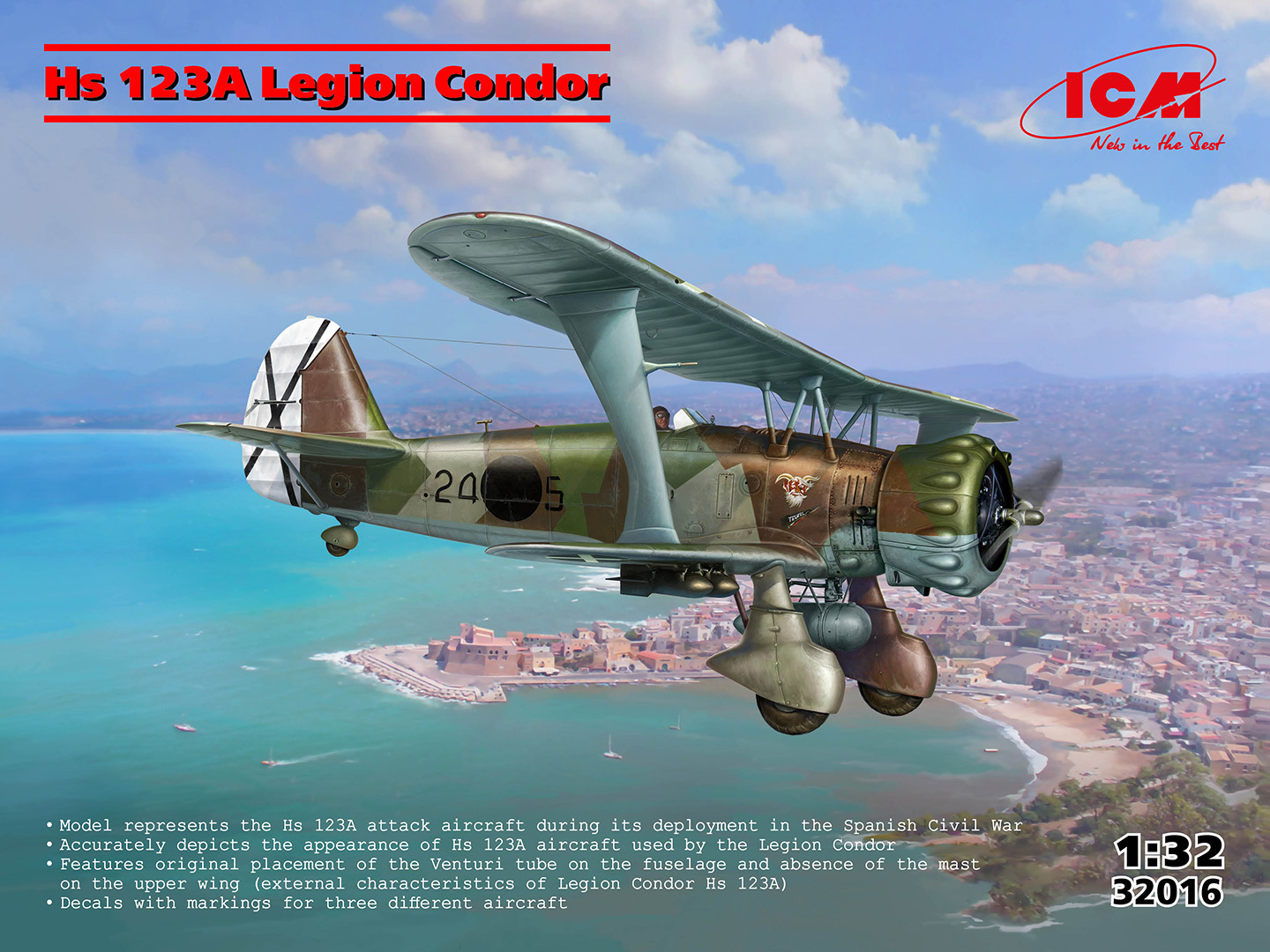 【予約する】　1/32　ヘンシェルHs123A-1 (コンドル軍団)