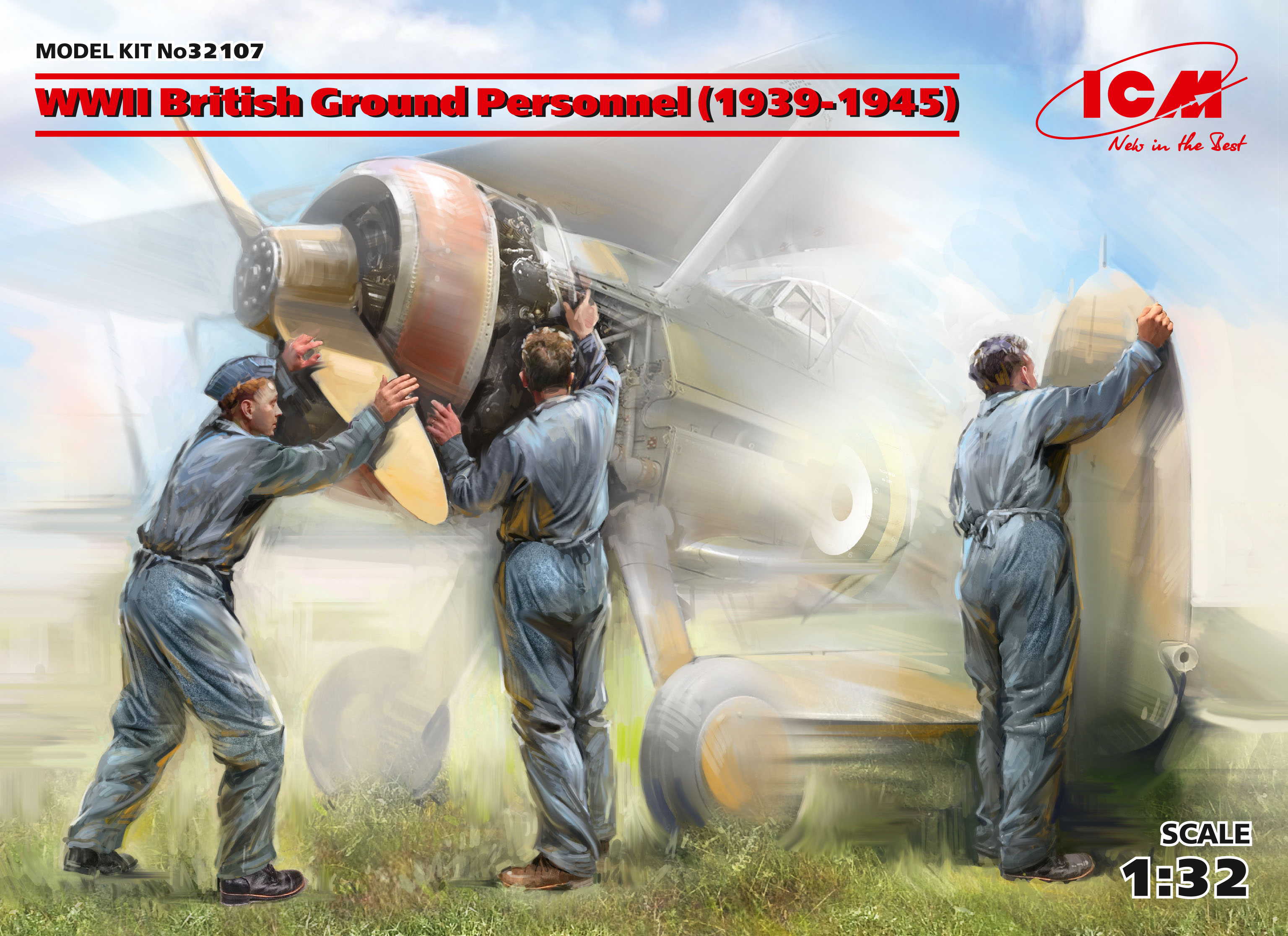 1/32　WWⅡ イギリス空軍 グランドクルー セット (1939-1945)