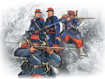 1/35　フランス歩兵　（1870-71）