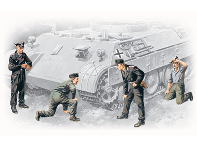 1/35　ドイツ戦車兵 　整備中ポーズ　（1943-45） - ウインドウを閉じる