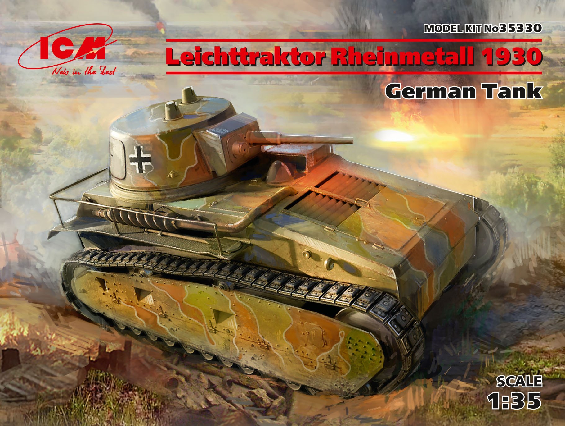 1/35　ドイツ軽戦車 ライヒトトラクトーア ラインメタル (VK31) 1930 - ウインドウを閉じる