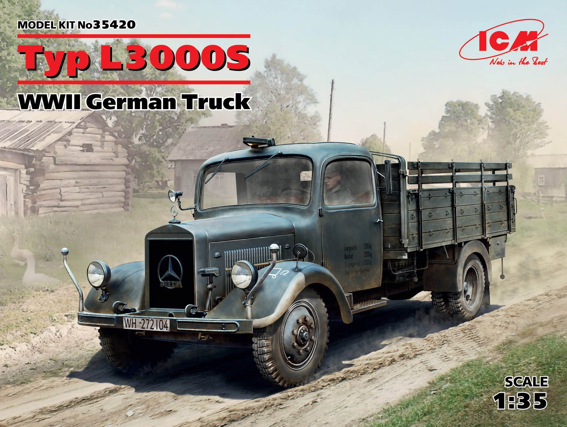 1/35　ドイツ L3000S トラック - ウインドウを閉じる