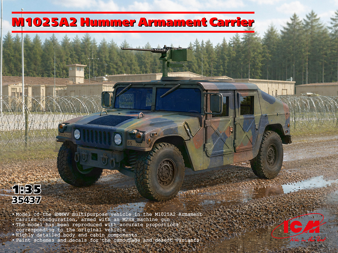 【予約する】　1/35　M1025A2 ハマー 武装型