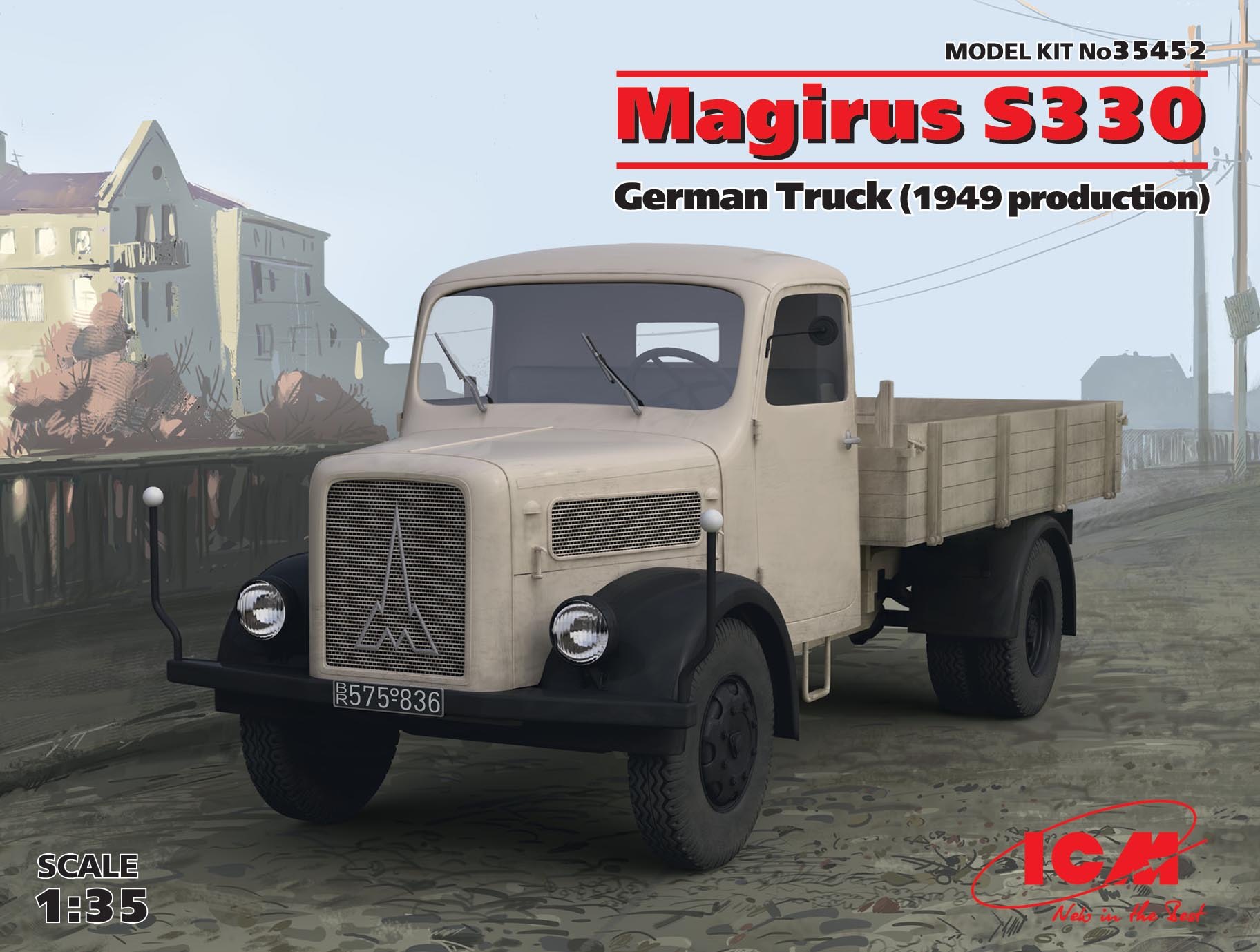 1/35　ドイツ マギルス S330トラック (1949) - ウインドウを閉じる