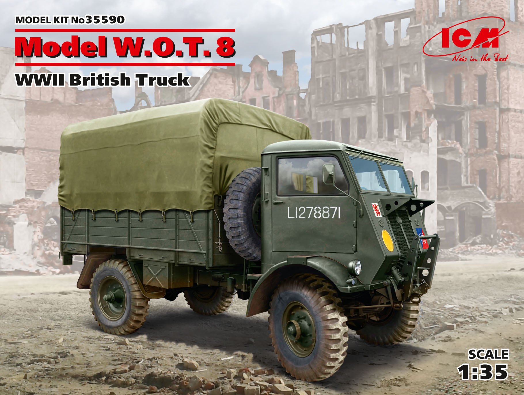 1/35　WWⅡ イギリス フォード W.O.T.８ トラック　