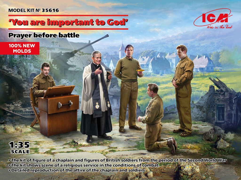 【予約する】　1/35　イギリス陸軍野戦礼拝ｾｯﾄ‘戦いの前の祈り’ - ウインドウを閉じる