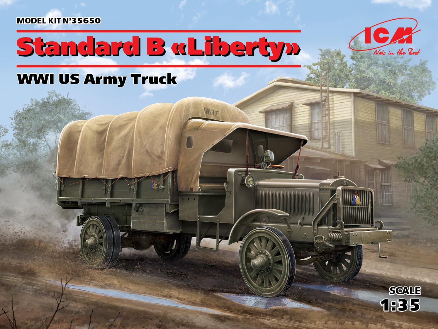 1/35　WWⅠ アメリカ陸軍トラック スタンダードB リバティ - ウインドウを閉じる