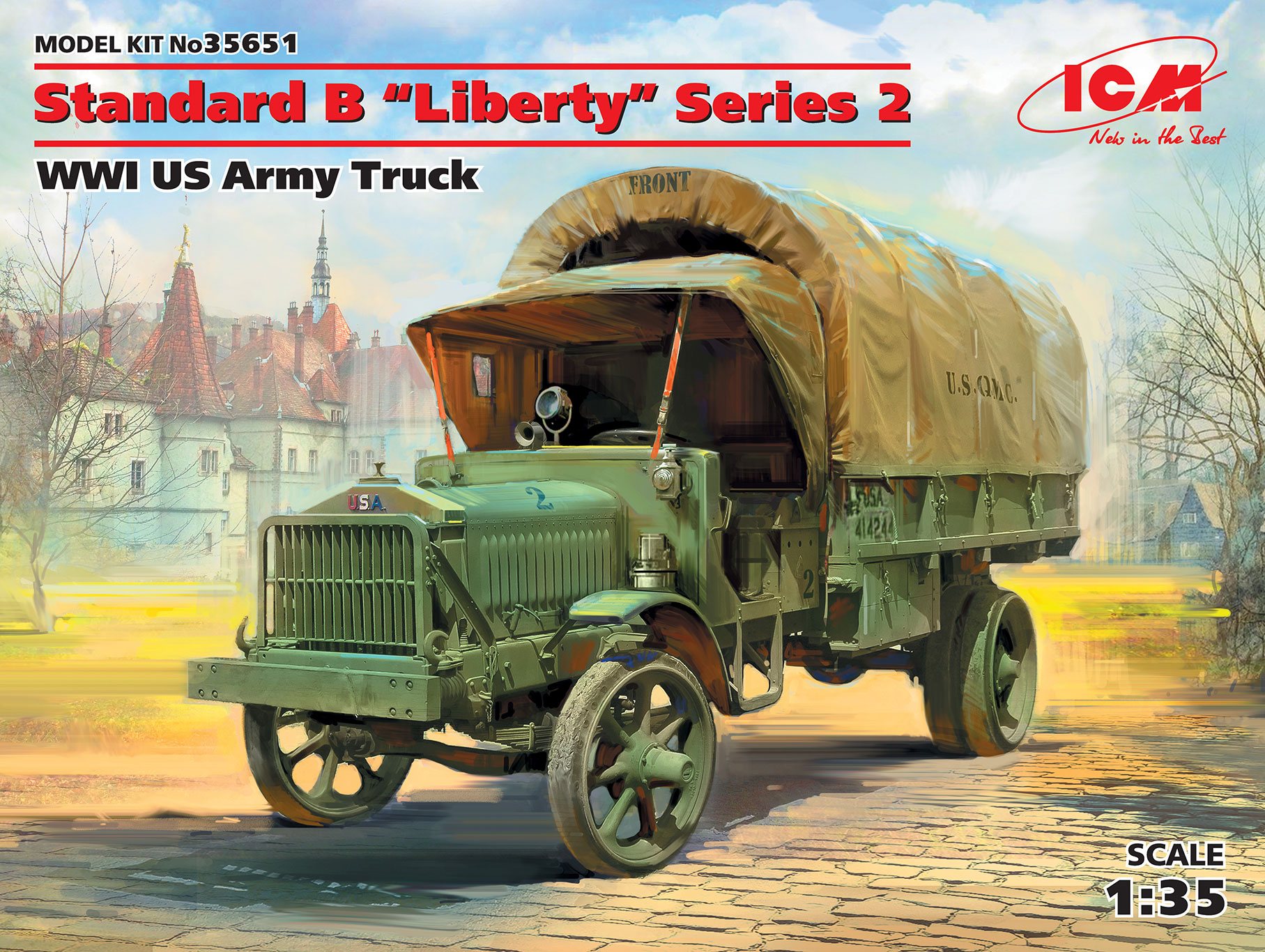 1/35　WWⅠ アメリカ陸軍トラック スタンダードB リバティ シリーズ２ - ウインドウを閉じる