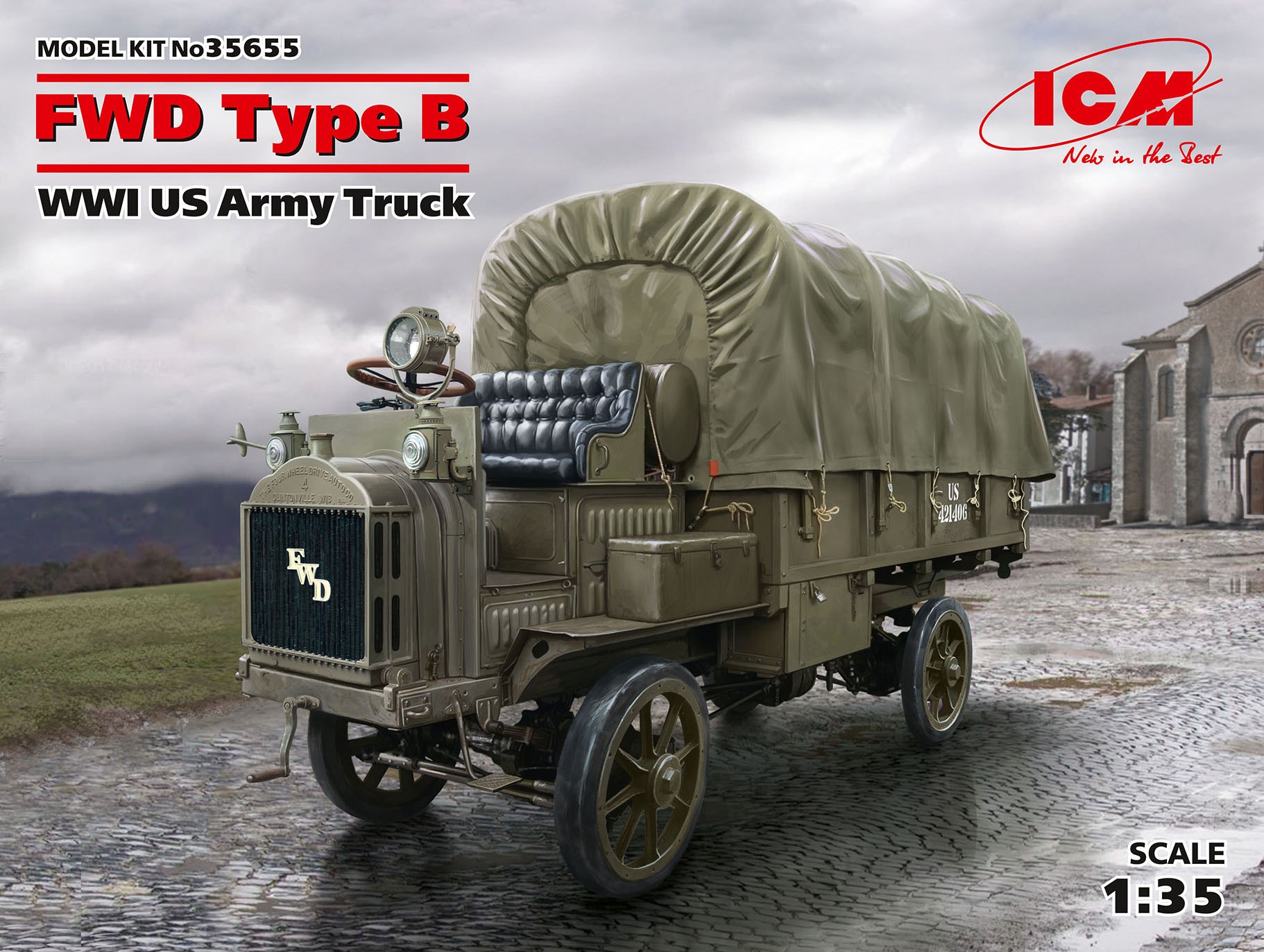 1/35　WWⅠ アメリカ陸軍トラック FWD Type B - ウインドウを閉じる