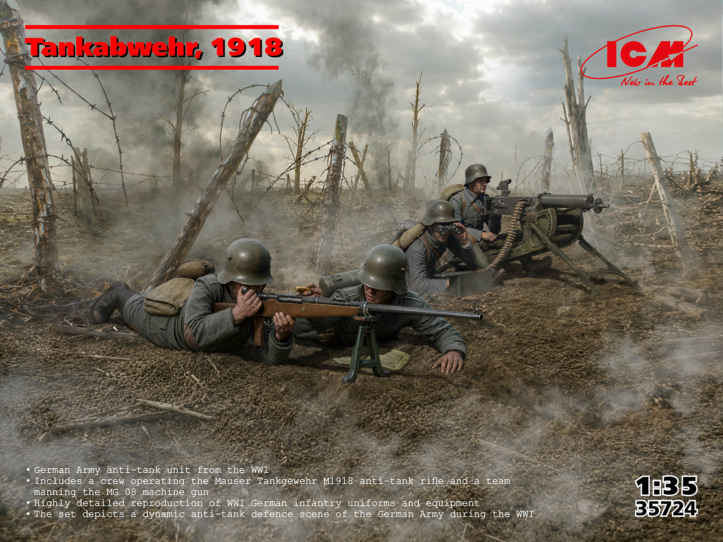 【予約する】　1/35　WWⅠ ドイツ陸軍対戦車部隊 1918