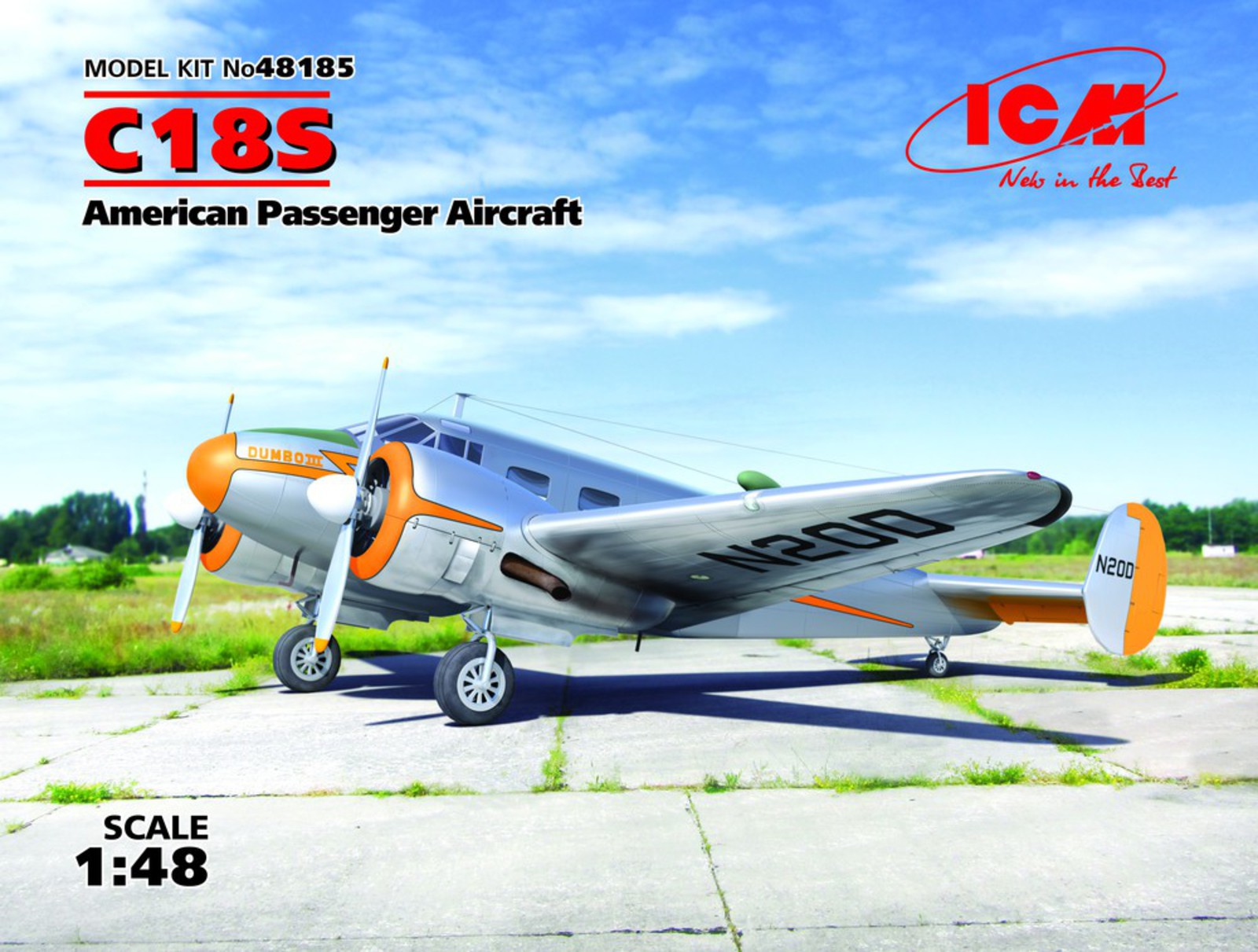 1/48　ビーチクラフト C18S　軽旅客機