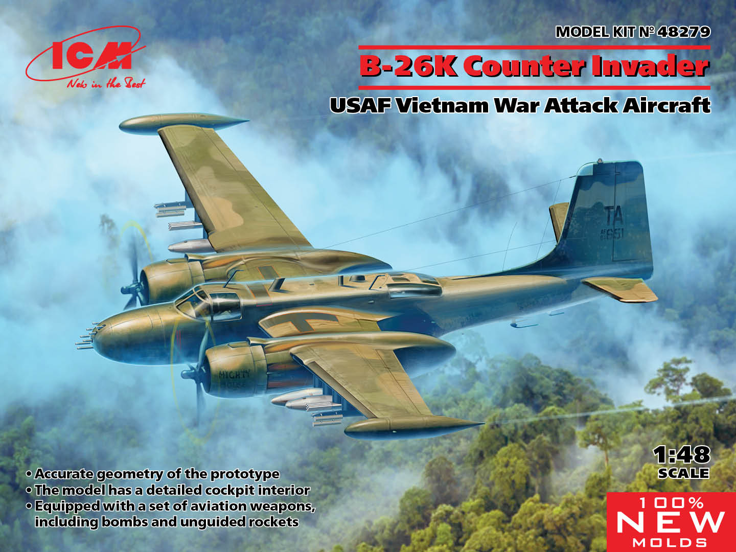 1/48　B-26K カウンター インベーダー“ベトナム戦争” - ウインドウを閉じる