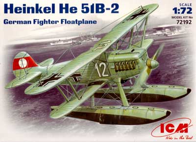 1/72　ハインケル He-51B-1 （フロート付）