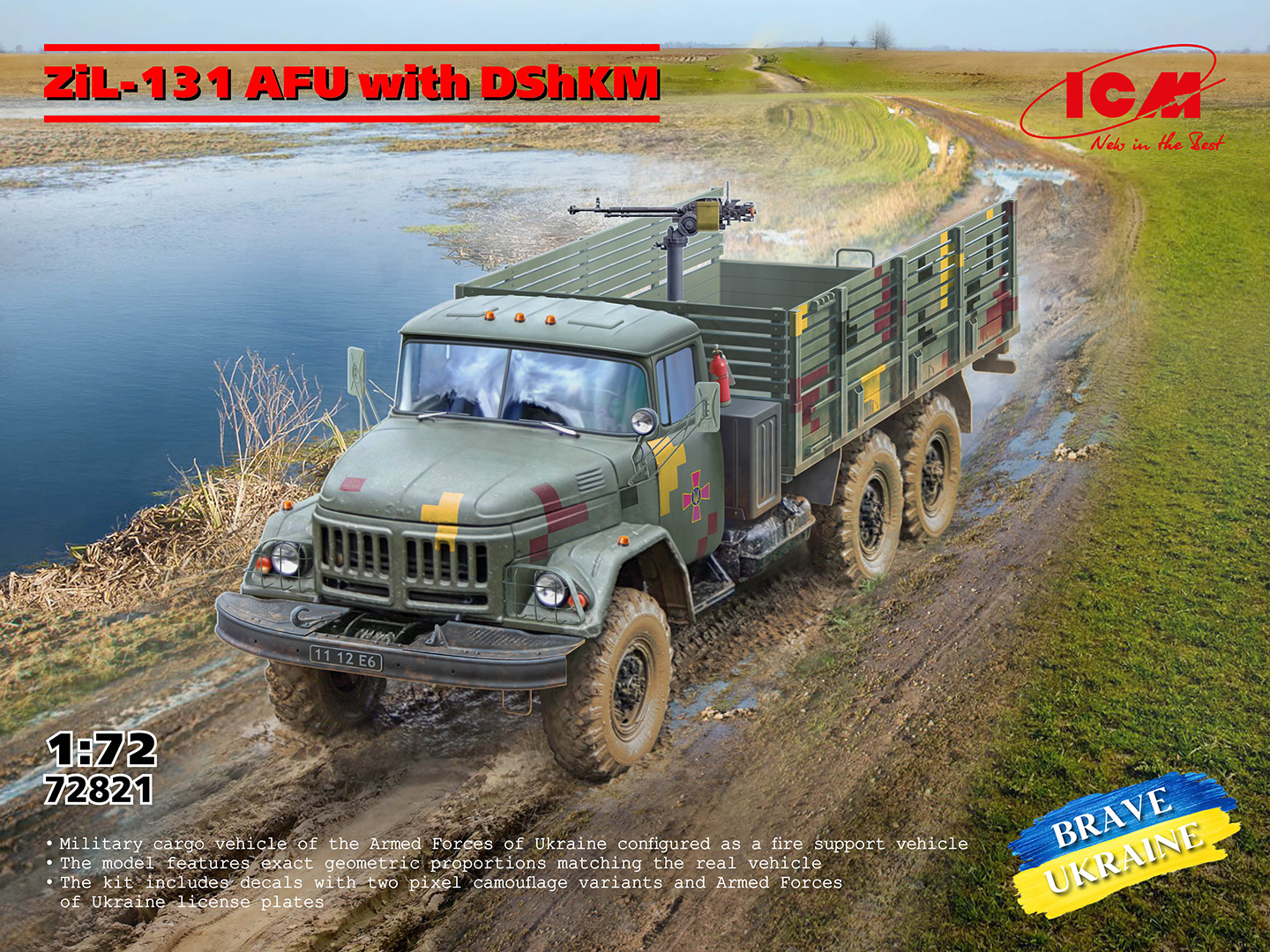 【予約する】　1/72　ZіL-131 AFU w/DShKM