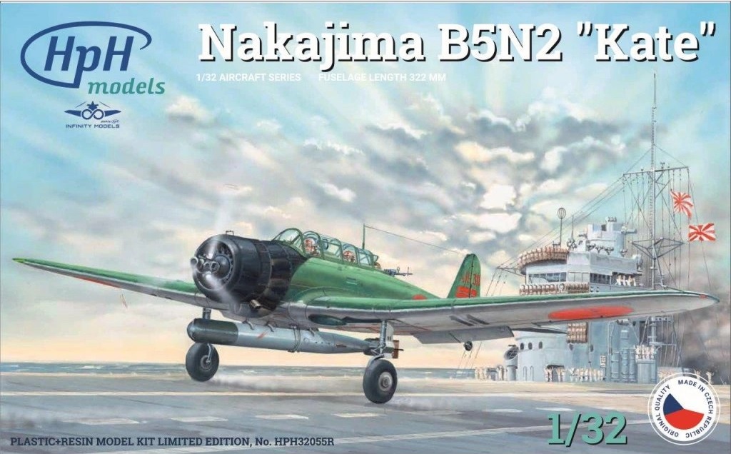 1/32　日本海軍 中島 B5N2 九七式三号艦上攻撃機