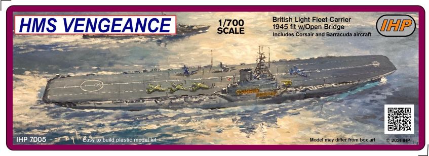 1/700 イギリス海軍 空母 HMS ヴェンジャンス 1945年 - ウインドウを閉じる