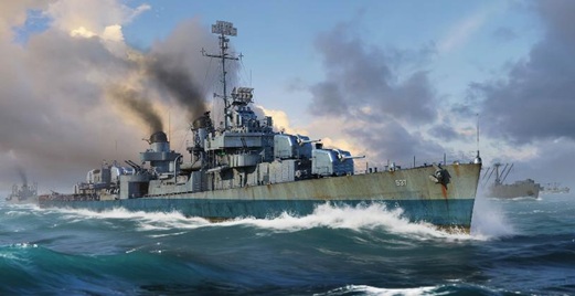 【予約する】　1/350 フレッチャー級駆逐艦 USS ザ・サリヴァンズ DD-537