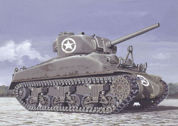 1/72 WW.II アメリカ軍 M4 シャーマン - ウインドウを閉じる