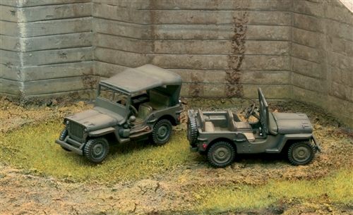 1/72 WW.II アメリカ軍 ウイリスジープ(2輌セット)