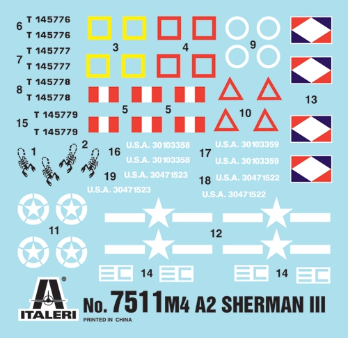 1/72　WW.II 連合軍 M4A2シャーマン3(2輌セット)