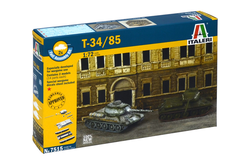 1/72　WW.II ソビエト軍 T-34/85(2輌セット)