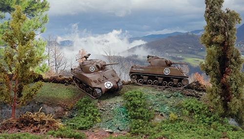 1/72　WW.II アメリカ軍 M4A3シャーマン75mm砲搭載型(2輌セット)
