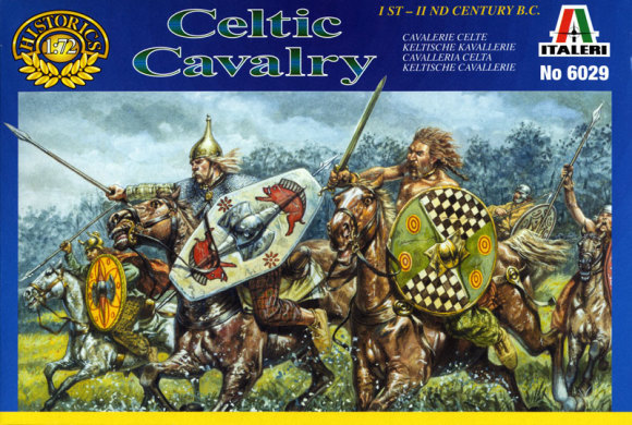1/72 紀元前1-2世紀 ケルト人騎兵 - ウインドウを閉じる