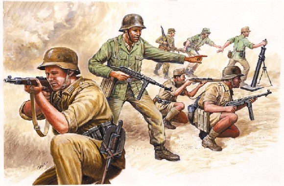1/72 WW.II ドイツアフリカ軍団 - ウインドウを閉じる