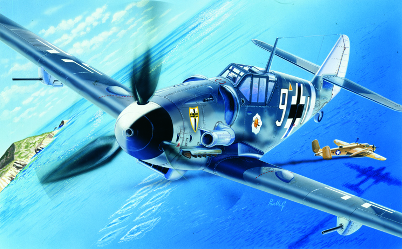 1/72 WW.II ドイツ空軍 メッサーシュミット Bf109 G-6