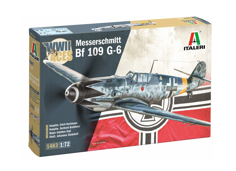 1/72 WW.II ドイツ空軍 メッサーシュミット Bf-109 G-2/G-6 エース