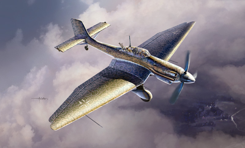 1/48 WW.II ドイツ軍 Ju87 D-5 スツーカ