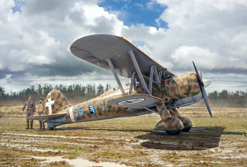 1/48 WW.II イタリア空軍 フィアット CR.42 ファルコ