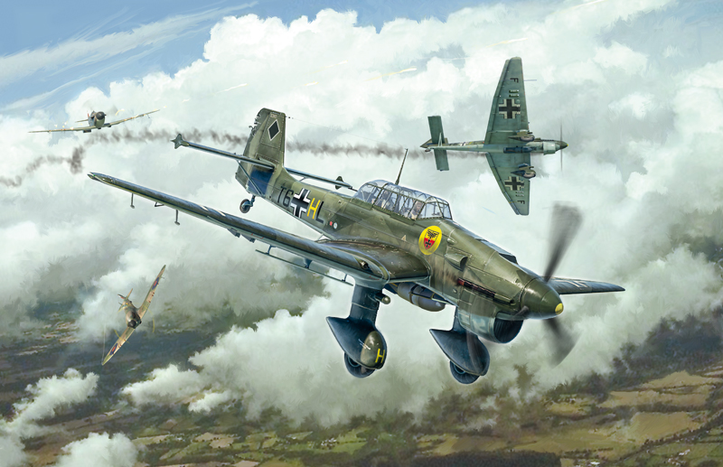 1/48 WW.II ドイツ空軍 ユンカース Ju-87B スツーカ