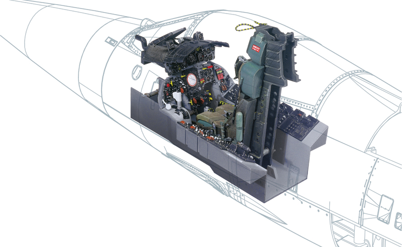 1/12 F-104G スターファイター コクピット