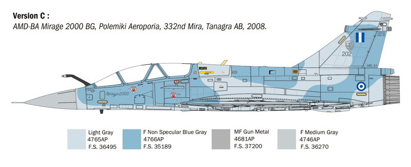 1/72 ミラージュ 2000 D