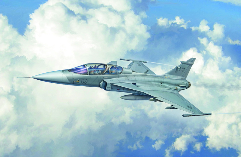 1/48 スウェーデン空軍 JAS39 グリペン 複座タイプ