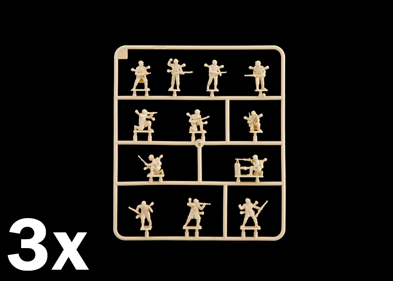 1/72 WW.II アメリカ軍歩兵(冬季装備)