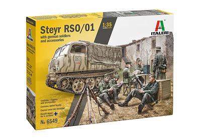 1/35 WW.II ドイツ軍 RSO/01 汎用トラクター 前線での準備 ドイツ軍兵士 7体付属
