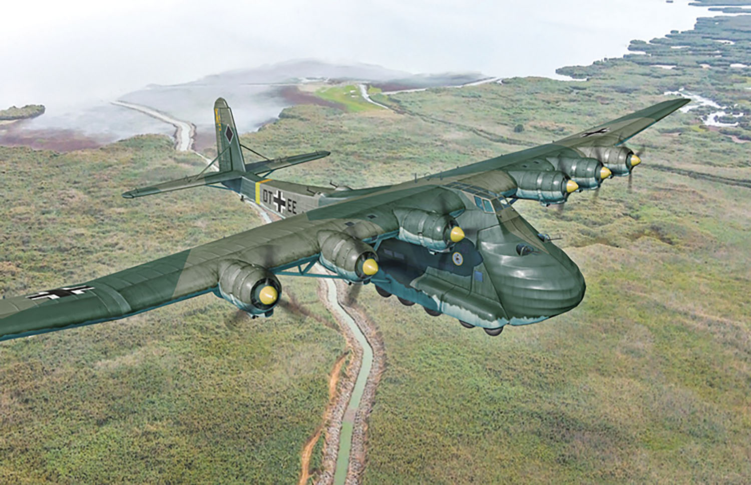 1/72 WW.II ドイツ軍 メッサーシュミット Me323 ギガント 大型軍用輸送機