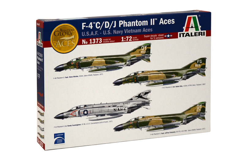 1/72 アメリカ軍 F-4 C/D/J ファントム II エース機