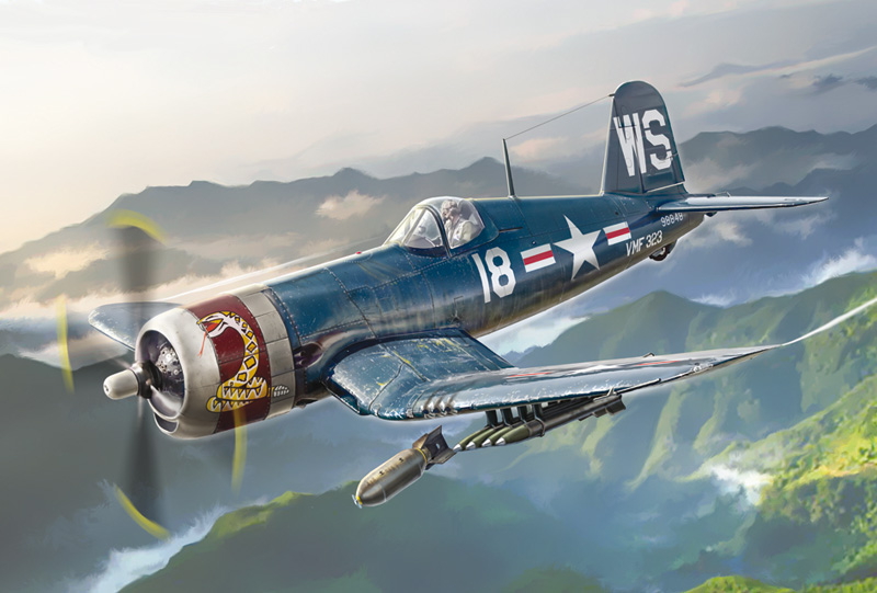 1/72 朝鮮戦争 アメリカ海兵隊 F4U-4 コルセア