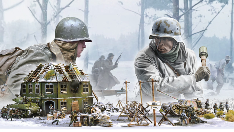 1/72 WW.II バストーニュの戦い80周年 情景セット