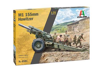 【予約する】　1/35 WW.II アメリカ軍 M1 155mm榴弾砲 砲兵フィギュア6体付属