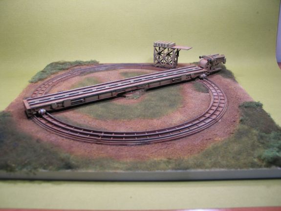 1/72　Voegele-Drehscheibe (Voegele Turntable) for railroad gun - ウインドウを閉じる
