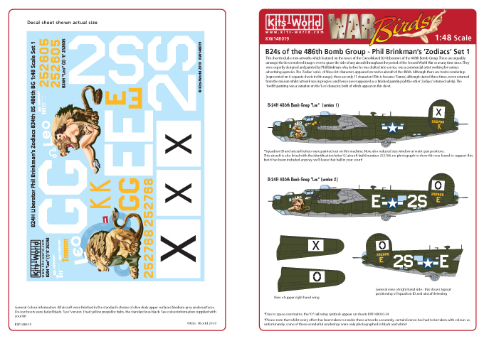 1/48　B24 Liberator 'Leo - 252768' & 'Leo 2 - 252605　　　　　　　　　