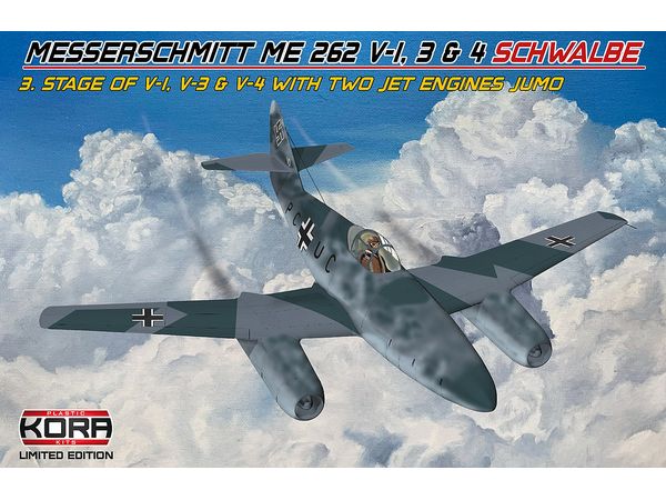 1/72 Me262V-1/3/4 ユモジェットエンジン装備