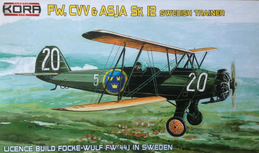 1/72 フォッケウルフ Fw44J/Sk 12 ｢スウェーデン｣ - ウインドウを閉じる