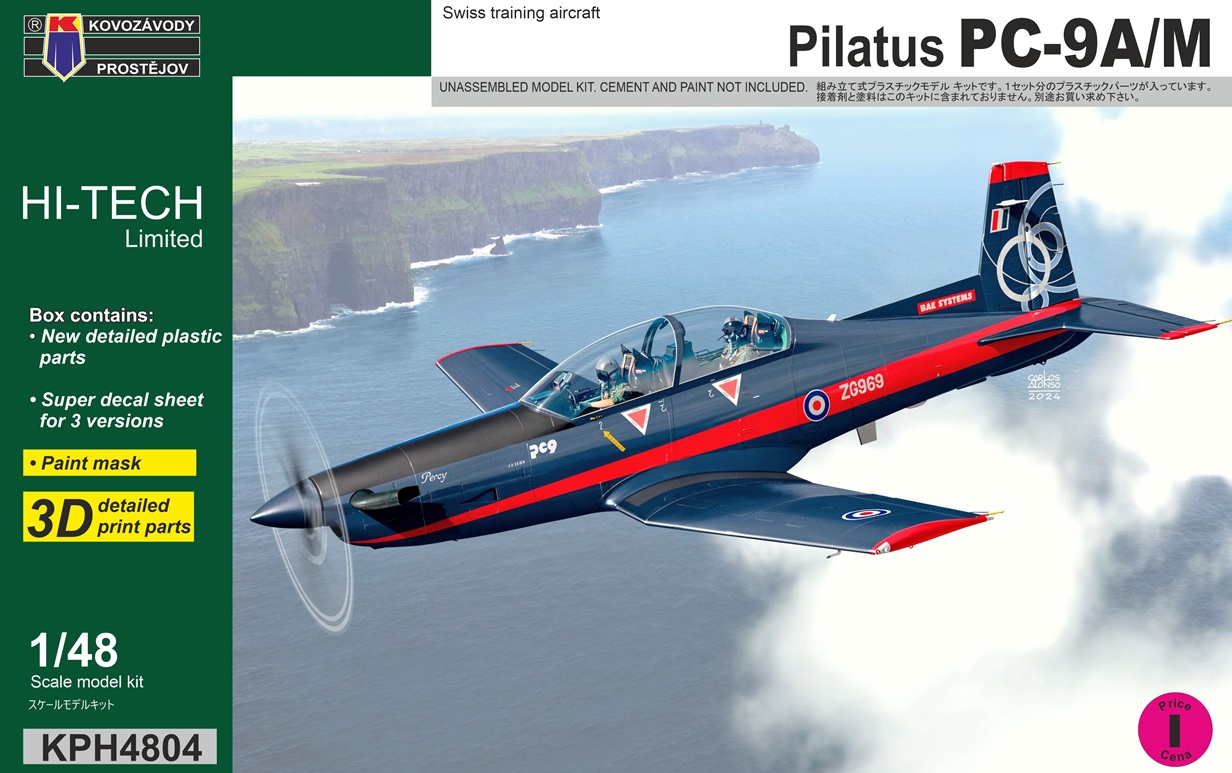 【予約する】　1/48 ピラタス PC-9A/M ハイテックキット