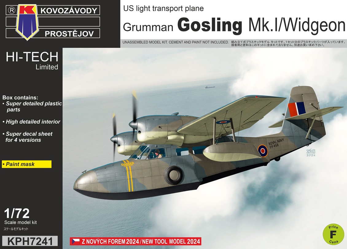 【予約する】　1/72 グラマン ゴスリング Mk.I/ウィジョン ハイテックキット