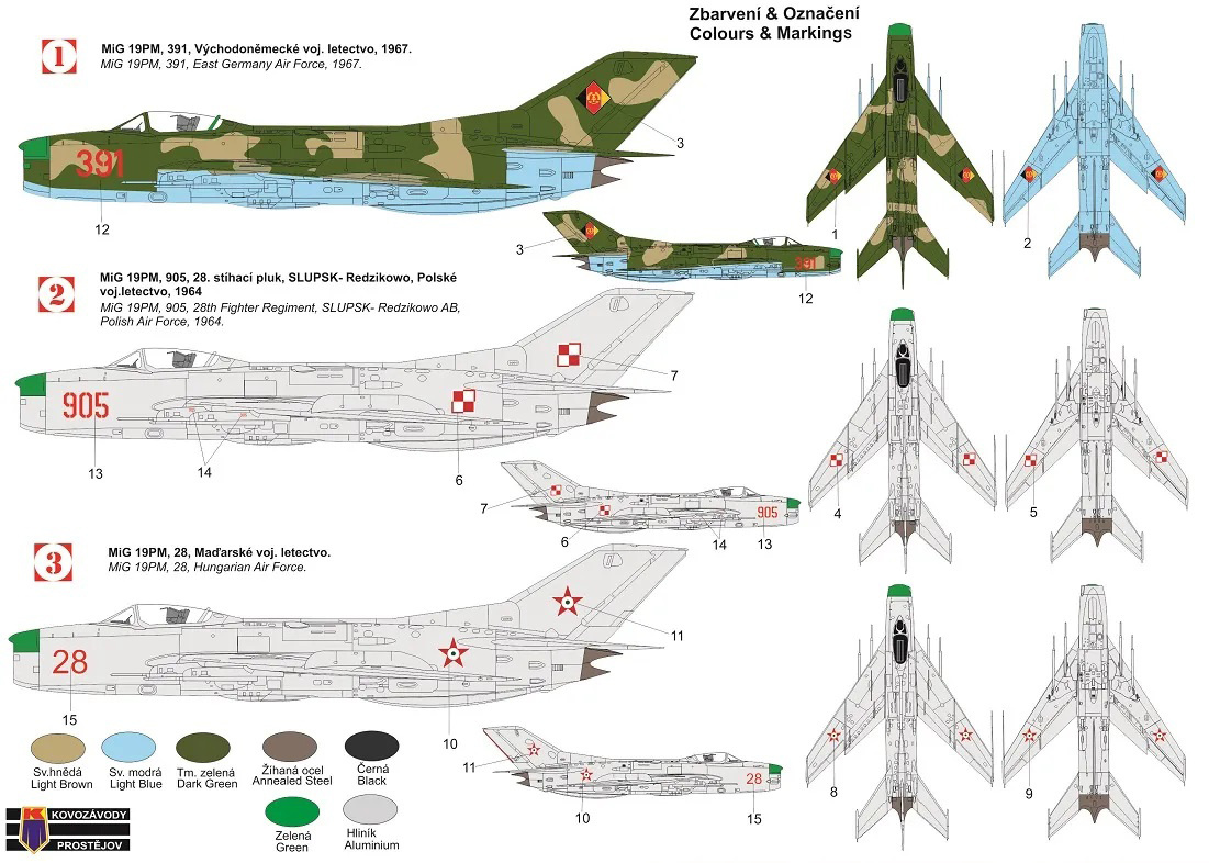 1/72 MiG-19PM 「ヨーロッパ上空」 - ウインドウを閉じる